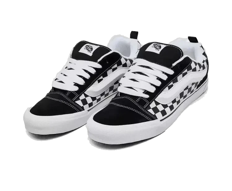 Vans Men's Knu Skool Shoes - Black / White